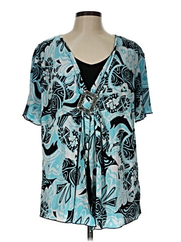 DressBarn Short Sleeve Blouse (view 1)
