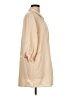 Cupshe 100% Viscose Tan 3/4 Sleeve Button-Down Shirt Size L - photo 4