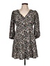 Bebop Print Black Casual Dress Size L - photo 1