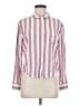Rails 100% Rayon Stripes Pink Long Sleeve Blouse Size M - photo 1