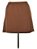Unbranded 100% Polyester Solid Brown Casual Skirt Size 2XL - photo 2