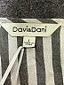 Davi & Dani Stripes Gray 3/4 Sleeve Blouse Size L - photo 7