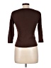 Finity Brown 3/4 Sleeve Top Size L (petite) - photo 2