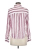 Rails 100% Rayon Stripes Pink Long Sleeve Blouse Size M - photo 2