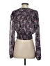 Zara Purple Long Sleeve Blouse Size XS - photo 2