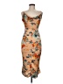 Boohoo 100% Polyester Tan Cocktail Dress Size 8 - photo 1
