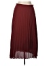 J.Crew 100% Polyester Solid Burgundy Formal Skirt Size 10 - photo 1
