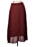 J.Crew 100% Polyester Solid Burgundy Formal Skirt Size 10 - photo 2