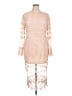 Boohoo 100% Polyester Tan Cocktail Dress Size 16 - photo 1