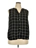 Apt. 9 100% Polyester Black Sleeveless Blouse Size XXL - photo 1