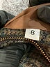 CHARLES KLEIN Houndstooth Brown Jacket Size 8 - photo 7