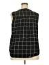 Apt. 9 100% Polyester Black Sleeveless Blouse Size XXL - photo 2