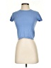 J.Crew Blue Short Sleeve Turtleneck Size XS - photo 1