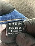 Shein Hearts Blue Jeans Size L - photo 7