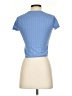 J.Crew Blue Short Sleeve Turtleneck Size XS - photo 2