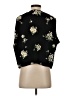 Elodie 100% Polyester Floral Black Short Sleeve Blouse Size S - photo 2