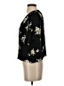 Elodie 100% Polyester Floral Black Short Sleeve Blouse Size S - photo 5