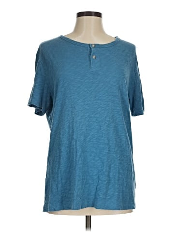 Theory Short Sleeve Henley (view 1)