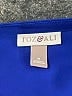 Roz & Ali 100% Polyester Blue Long Sleeve Blouse Size M - photo 7