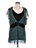 J.t.b. Teal Short Sleeve Blouse Size M (estimated) - photo 1