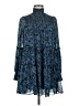 Olivaceous 100% Polyester Blue Casual Dress Size M - photo 1