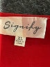 Signify 100% Polyester Solid Red Cocktail Dress Size XL - photo 7