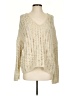 Urban Outfitters 100% Acrylic Metallic Ivory Pullover Sweater Size S - photo 1