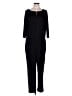 Nina Leonard Solid Black Jumpsuit Size L - photo 1