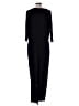 Nina Leonard Solid Black Jumpsuit Size L - photo 2