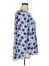 Ann Taylor LOFT 100% Polyester Blue Long Sleeve Blouse Size XL - photo 4