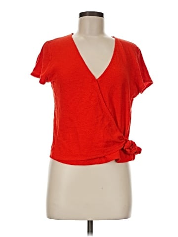 Madewell Texture &amp; Thread Wrap-Tie Top (view 1)