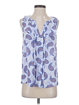 Skies Are Blue Sleeveless Blouse