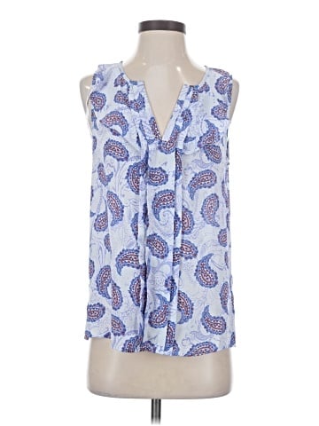 Skies Are Blue Sleeveless Blouse (view 1)