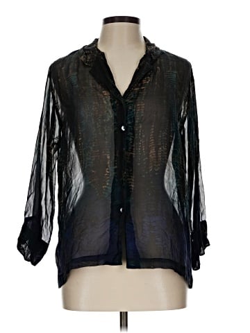 Chico's Design 3/4 Sleeve Silk Top (view 1)