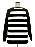 Torrid Stripes Black Pullover Sweater Size 3X Plus (3) - photo 2