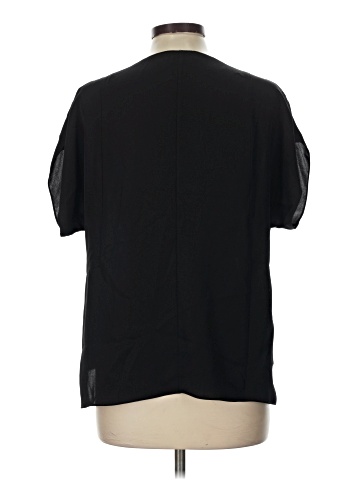 Milly Short Sleeve Silk Top (view 2)
