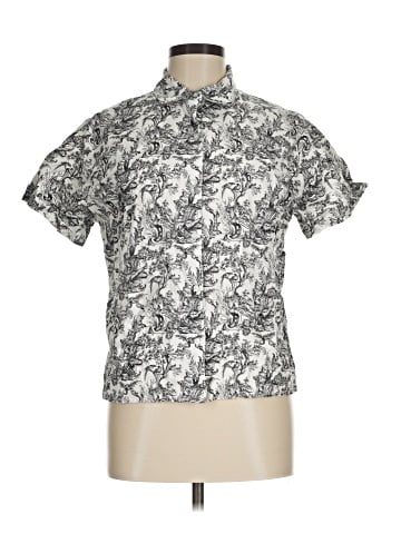 Relativity Short Sleeve Blouse (view 1)