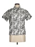 Relativity Paisley Silver Short Sleeve Blouse Size M - photo 1