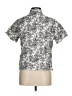 Relativity Paisley Silver Short Sleeve Blouse Size M - photo 2