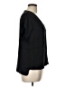 Milly Black Short Sleeve Silk Top Size L - photo 4