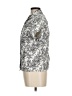 Relativity Paisley Silver Short Sleeve Blouse Size M - photo 5