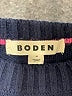 Boden Hearts Blue Pullover Sweater Size M - photo 7