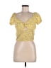 No Boundaries 100% Polyester Yellow Short Sleeve Top Size 11 - 13 - photo 1