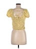 No Boundaries 100% Polyester Yellow Short Sleeve Top Size 11 - 13 - photo 2
