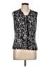 Calvin Klein 100% Polyester Black Sleeveless Blouse Size L - photo 1