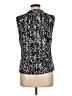 Calvin Klein 100% Polyester Black Sleeveless Blouse Size L - photo 2