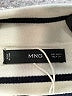 MNG Stripes Ivory Turtleneck Sweater Size S - photo 7