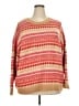 Ann Taylor LOFT Print Red Pullover Sweater Size XXL - photo 1