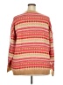 Ann Taylor LOFT Print Red Pullover Sweater Size XXL - photo 2