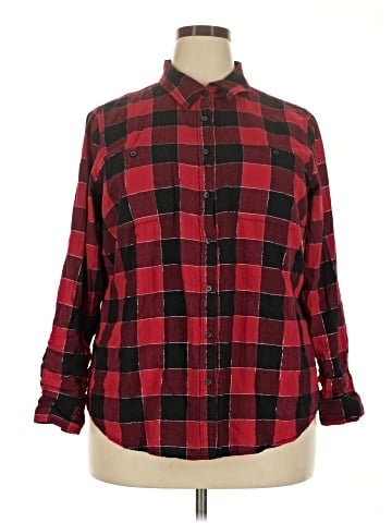 St. John's Bay Long Sleeve Button-Down Shirt (view 1)